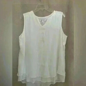 Flowy White Tank Top